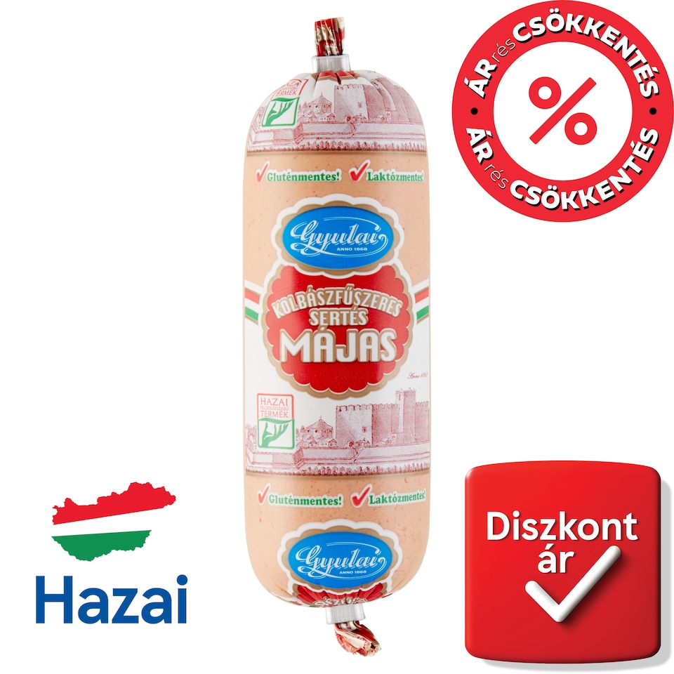 Gyulai kolbászfűszeres sertés májas 125 g