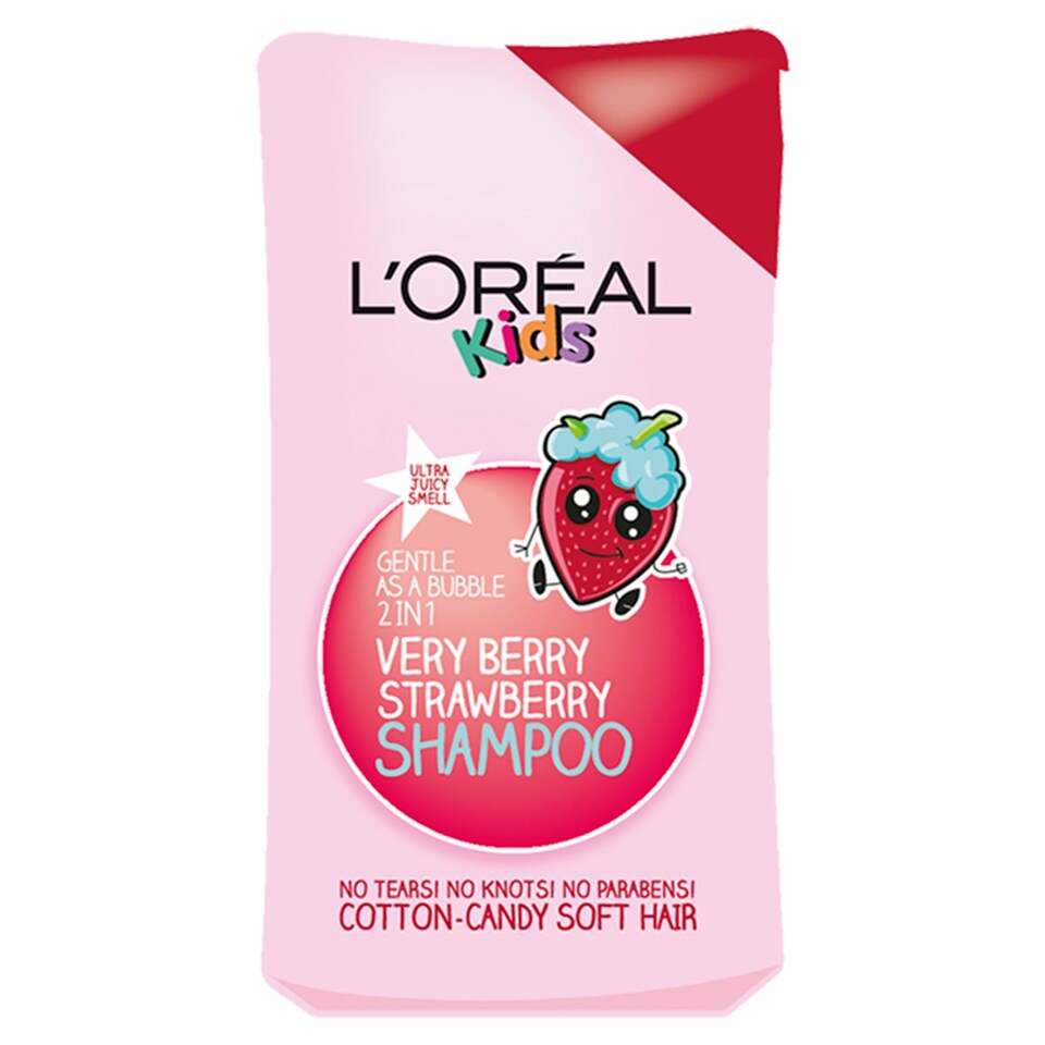 image 1 of L'Oreal Kids Berry Strawberry Shampoo 250ml