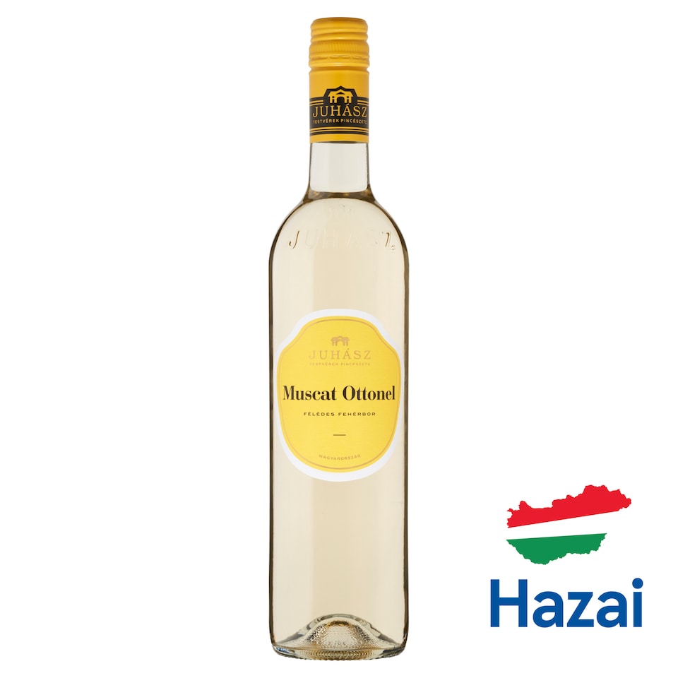 Juhász Felső-Magyarországi Muscat Ottonel félédes fehérbor 11,5% 750 ml 1. kép
