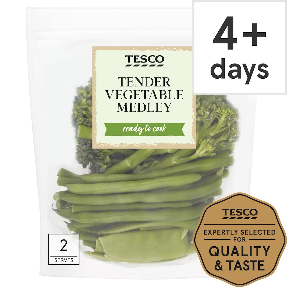 image 1 of Tesco Tender Vegetable Medley 160G