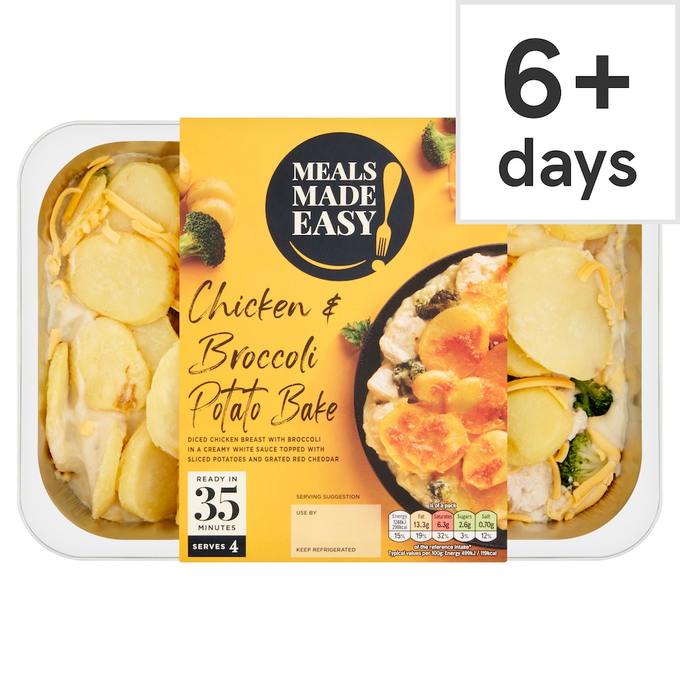 Meals Made Easy Chicken And Broccoli Potato Bake 1Kg