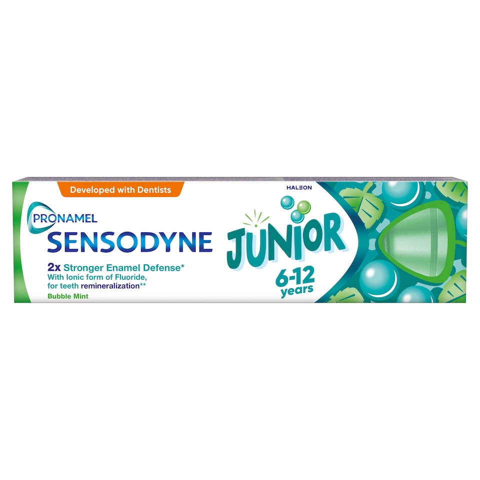obrázok 1 z Sensodyne Pronamel Junior Bubble Mint zubná pasta s fluoridom 6 - 12 rokov 75 ml