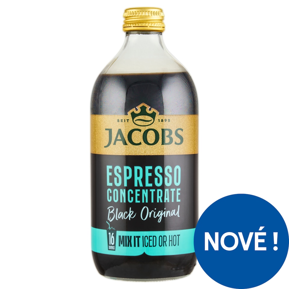 Obrázek 1 pro produkt Jacobs Espresso Black Original koncentrovaný kávový nápoj 485ml