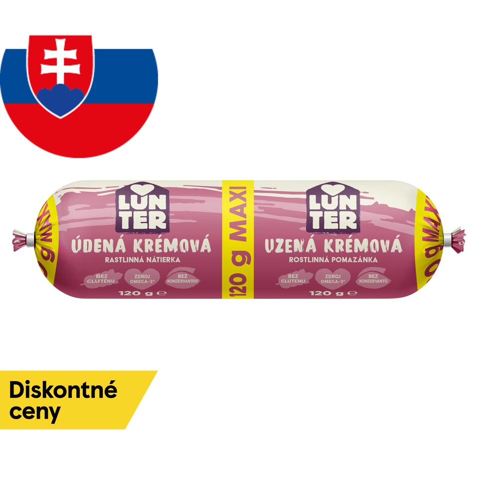 LUNTER Údená krémová nátierka MAXI 120 g
