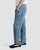 image 1 of F&F Pure Cotton Relaxed Carpenter Jeans in Blue