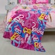 image 3 of Barbie Figures Fleece Blanket