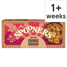 Spooners Molten Choc Chip Cookie Dough 2 x 80g