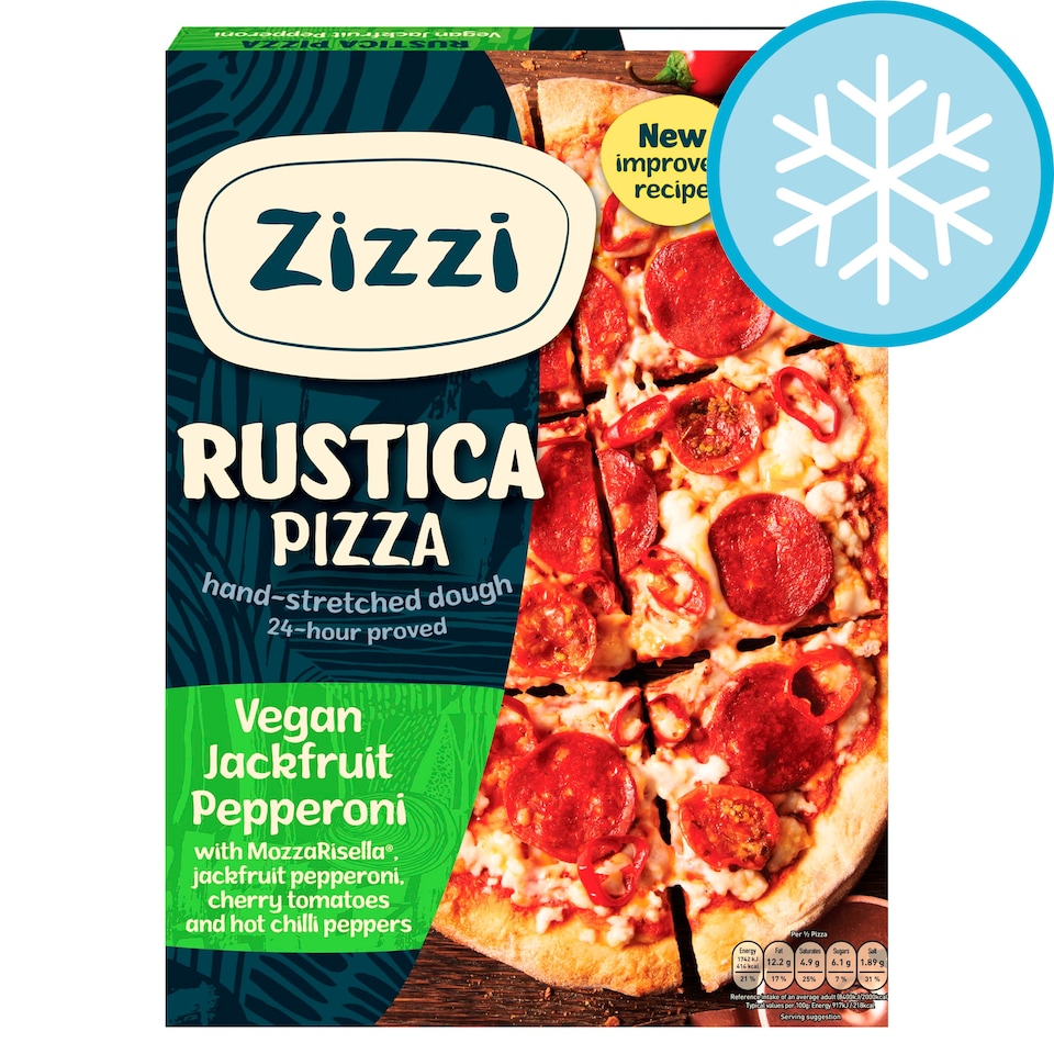 image 1 of Zizzi Vegan Jackfruit Pepperoni Pizza 400G