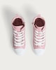 image 2 of F&F Girls High Top Lace Up Trainers in Pink