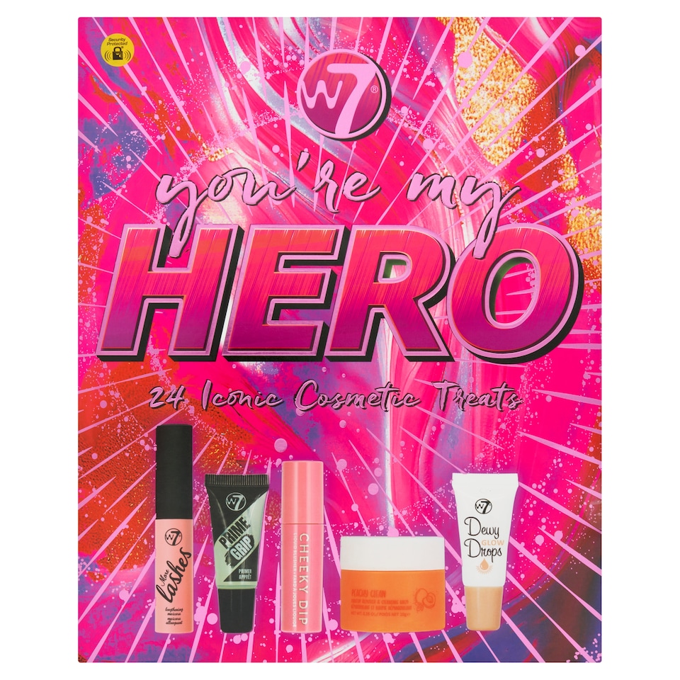 W7 You're My Hero 24 Iconic Cosmetic Treats 
