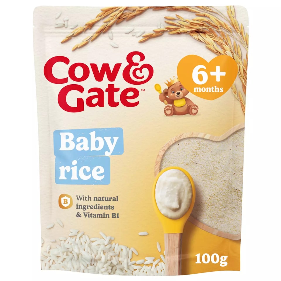 image 1 of Cow And Gate Baby Rice Cereal From 4-6 Months 100G