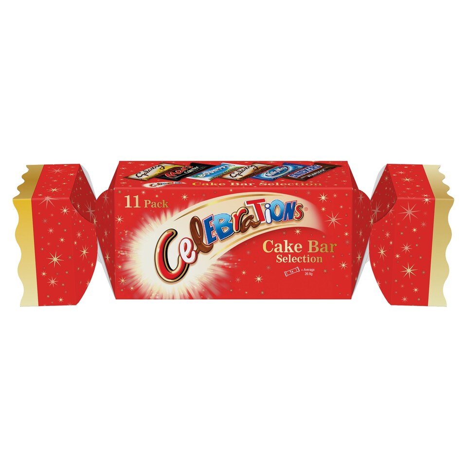 Celebrations Christmas Cracker Cake 11 Pack