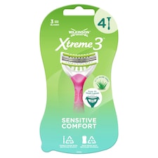 Wilkinson Sword Xtreme 3 Sensitive Womens Disposable Razors 4 Pack