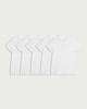 image 3 of F&F School Girls 5-Pack Pure Cotton Regular Fit Polo Shirts in White