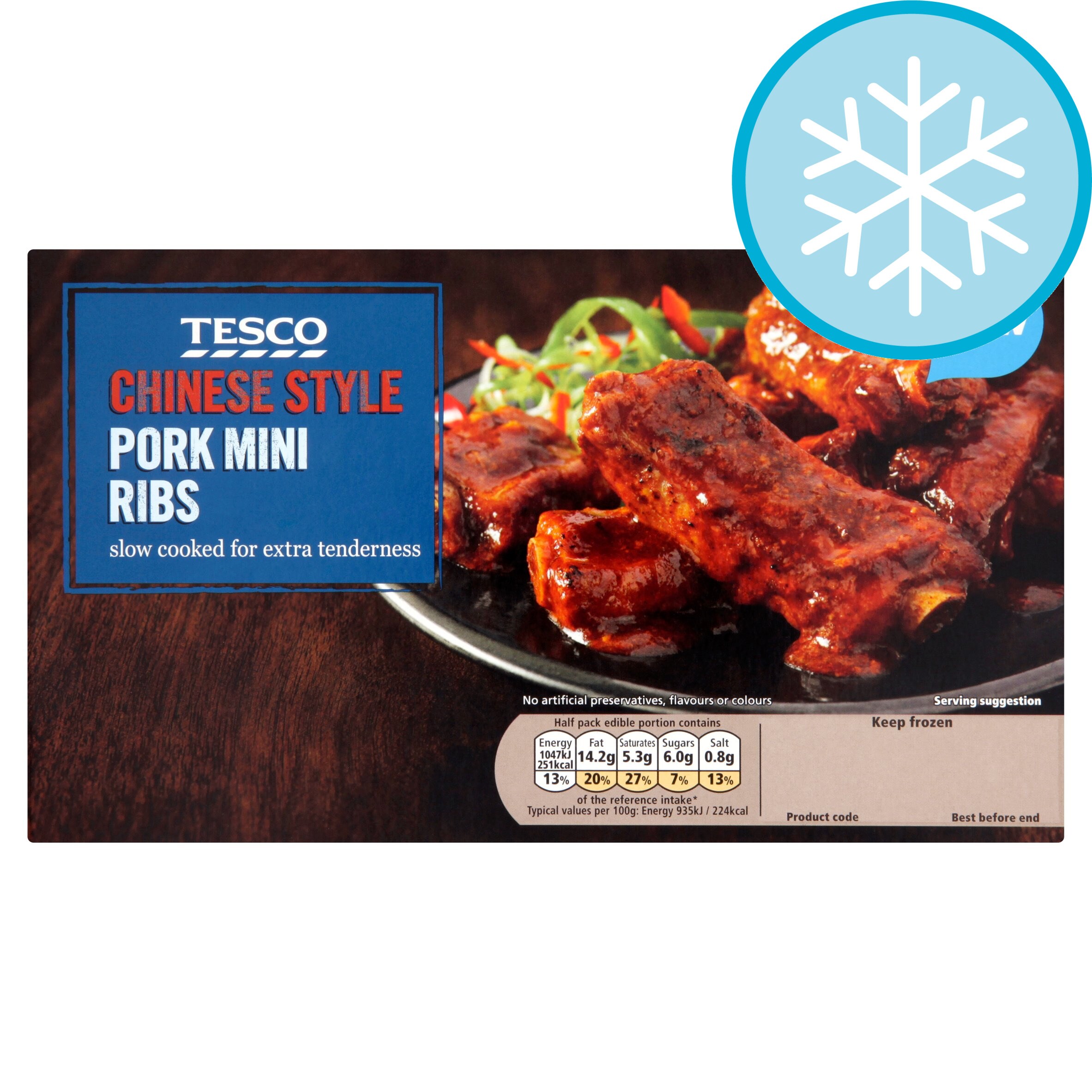 T. CHINESE STYLE PORK MINI RIBS 350G - Tesco Groceries
