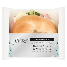 Tesco Finest New York Deli Style Italian Meats & Mozzarella Bagel