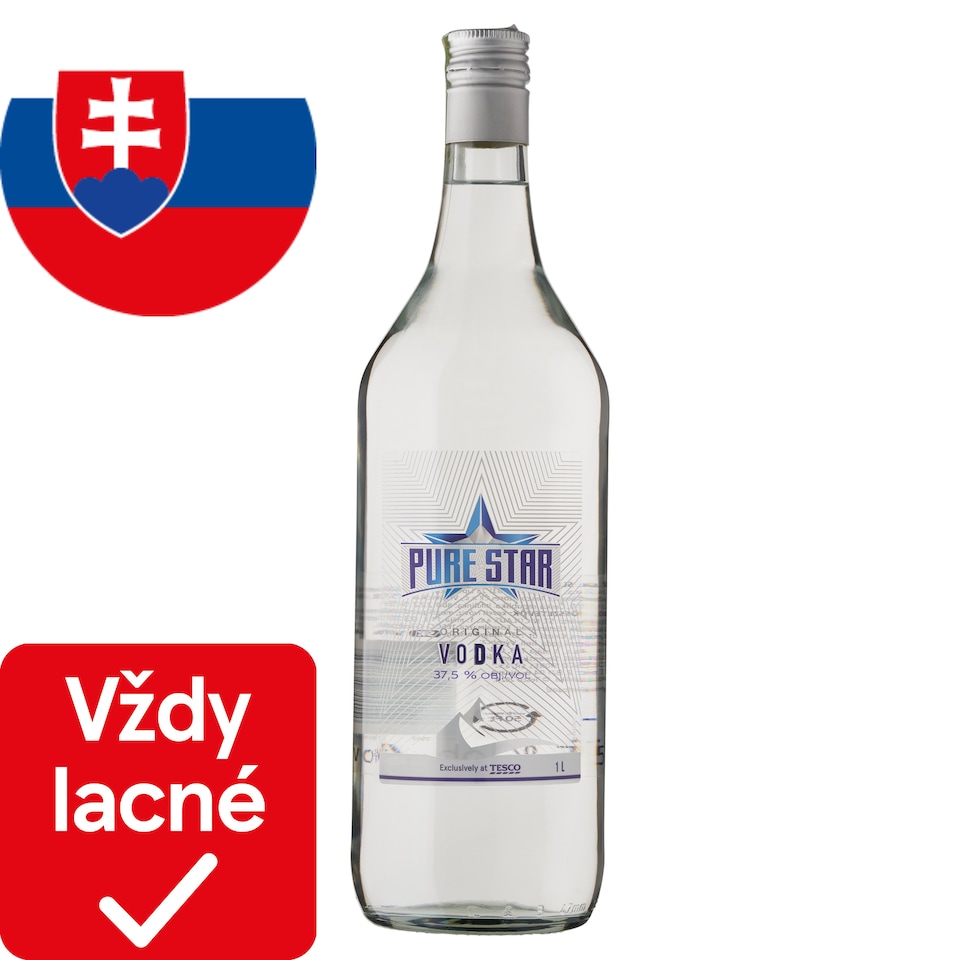 Pure Star Original Vodka 37.5% 1 L