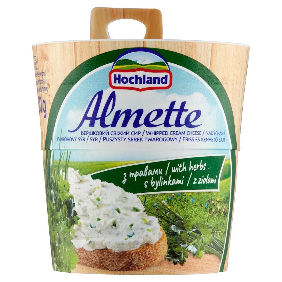 image 1 of Hochland Almette Whipped Cream Cheese with Herbs 150g