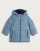 image 5 of F&F Boys Hooded Puffer Jacket in Blue