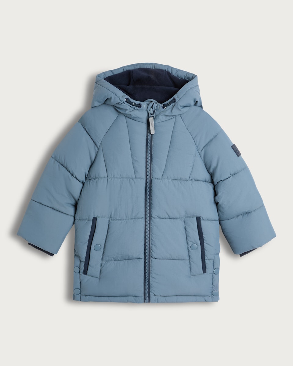 F&F Boys Hooded Puffer Jacket in Blue