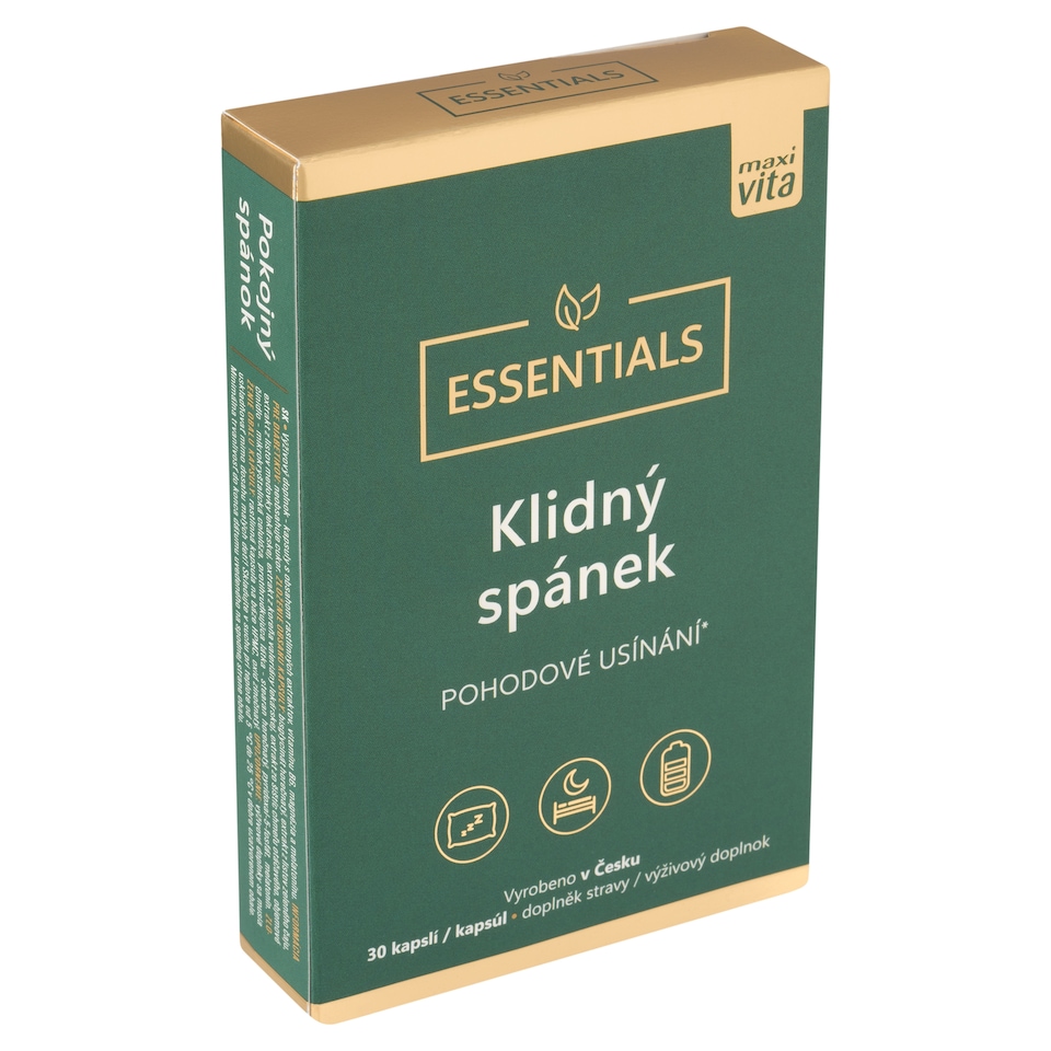 Obrázek 1 pro produkt Maxi Vita Essentials Klidný spánek doplněk stravy 30 kapslí 25,5g
