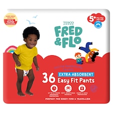 Fred & Flo Easy Fit Pants Size 5+ 36 Pack