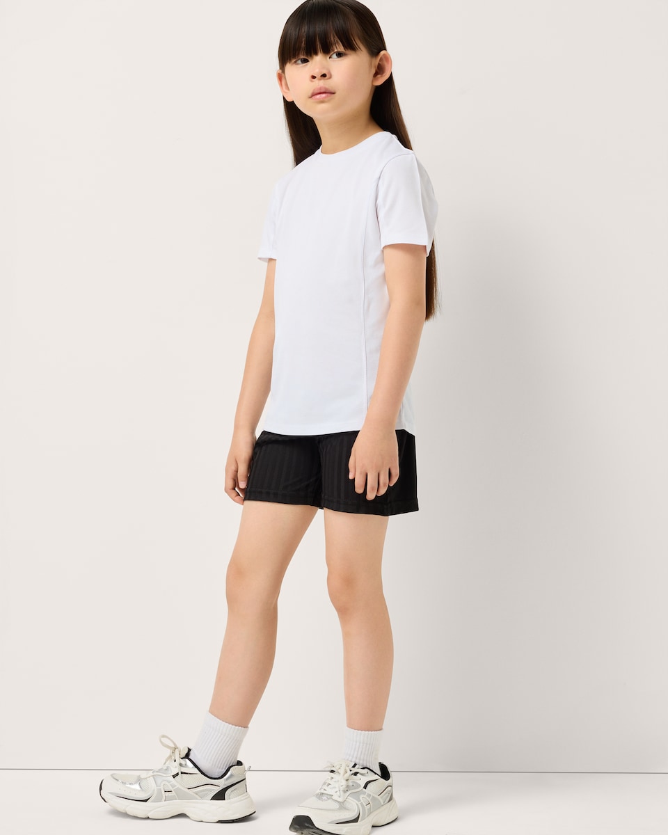 image 1 of F&F School Unisex 2-Pack Football Shorts in Black