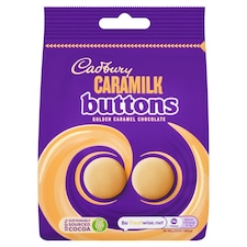 Cadbury Caramilk Golden Caramel Chocolate Buttons Bag 105g
