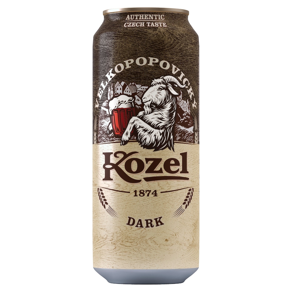Velkopopovický Kozel Černý Dark Beer 3,8% 0,5 l