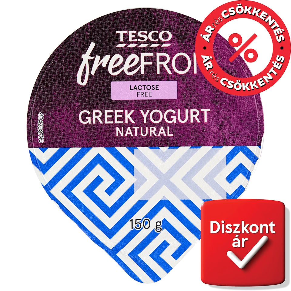 Tesco Free From laktózmentes natúr görög joghurt 150 g