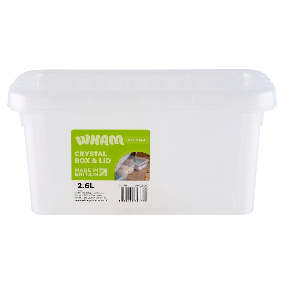 image 1 of Wham Crystal Box & Lid 2,6 l