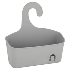 Tesco Hook-On Shower Caddy Grey
