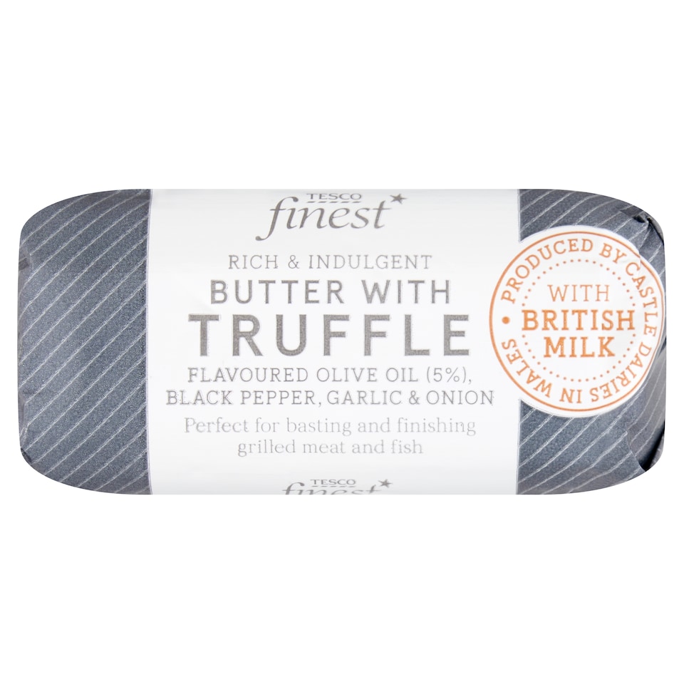Tesco Finest Butter with Truffle Flavoured Olive Oil, Black Pepper, Garlic & Onion 90g