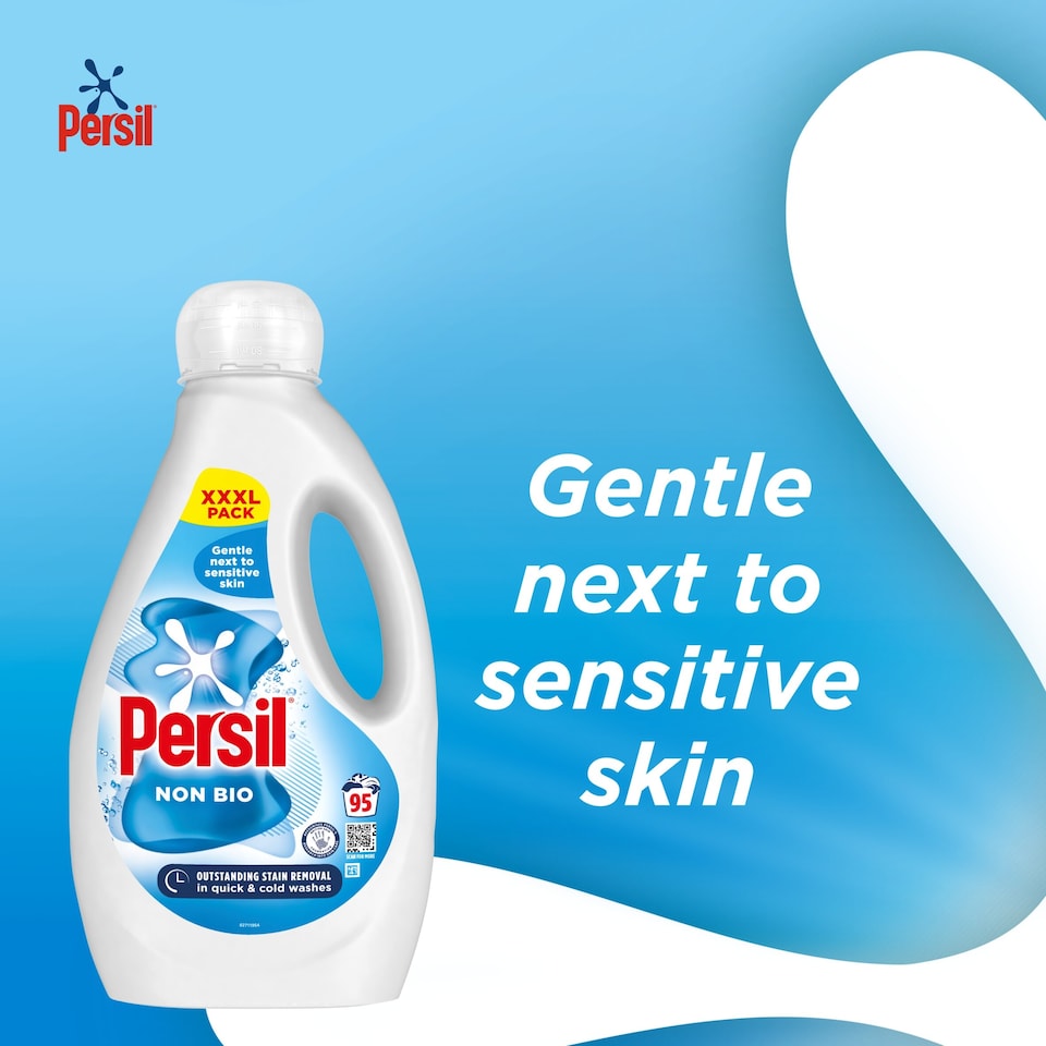 image 1 of Persil Non Bio Laundry Washing Liquid Detergent 95 Washes 2565ml