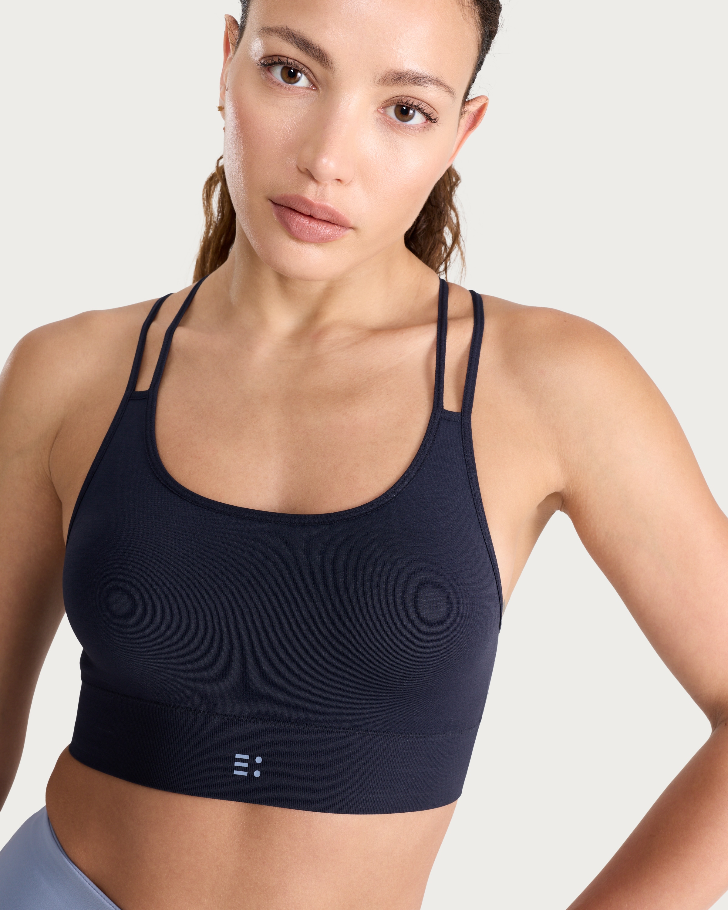 F&F Active 2-Pack Strappy Light Support Sports Bras in Multi