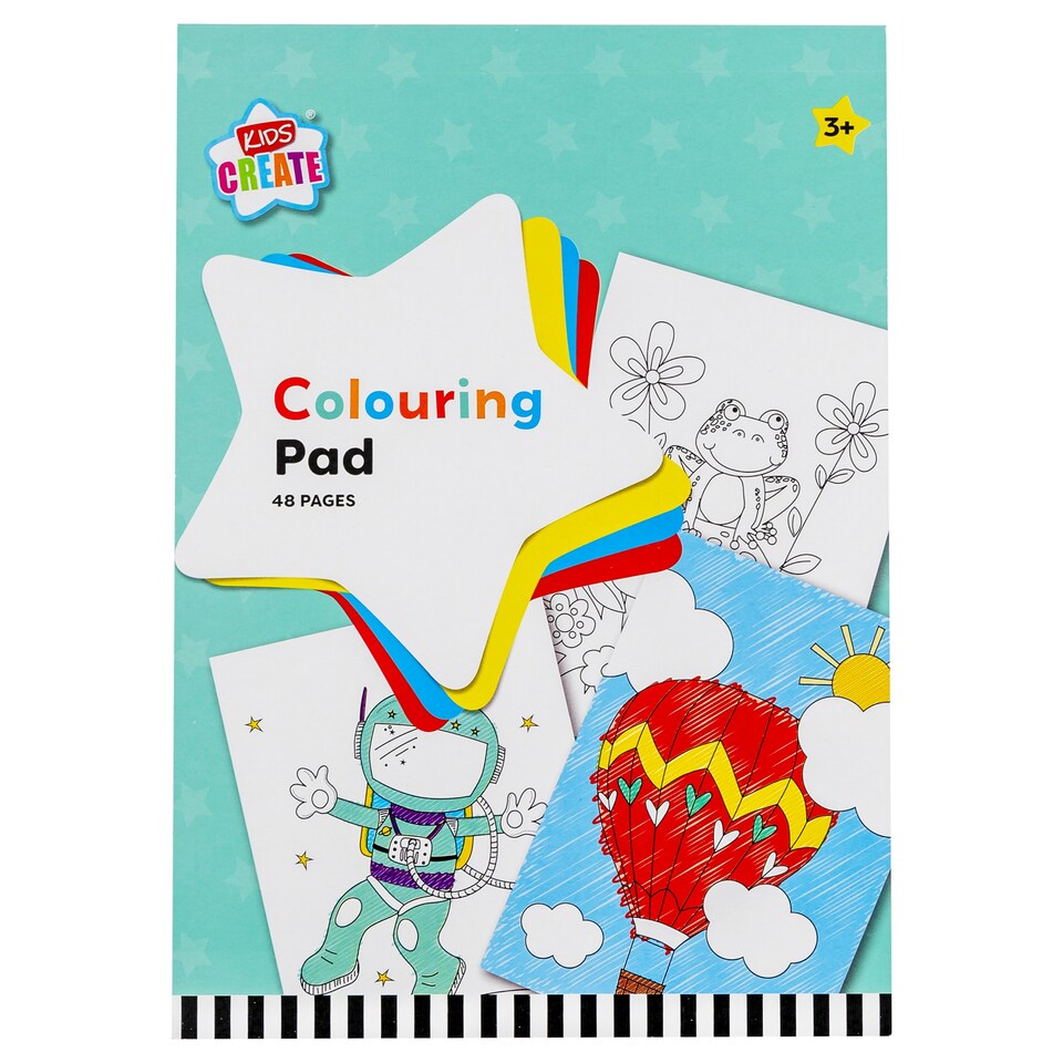 Kids Create A5 Colouring Pad (48 pages)