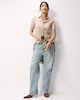 image 2 of F&F Knitted Short Sleeved Cardigan in Neutral