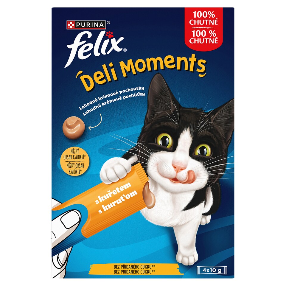 Felix Deli Moments s kuřetem 4 x 10g