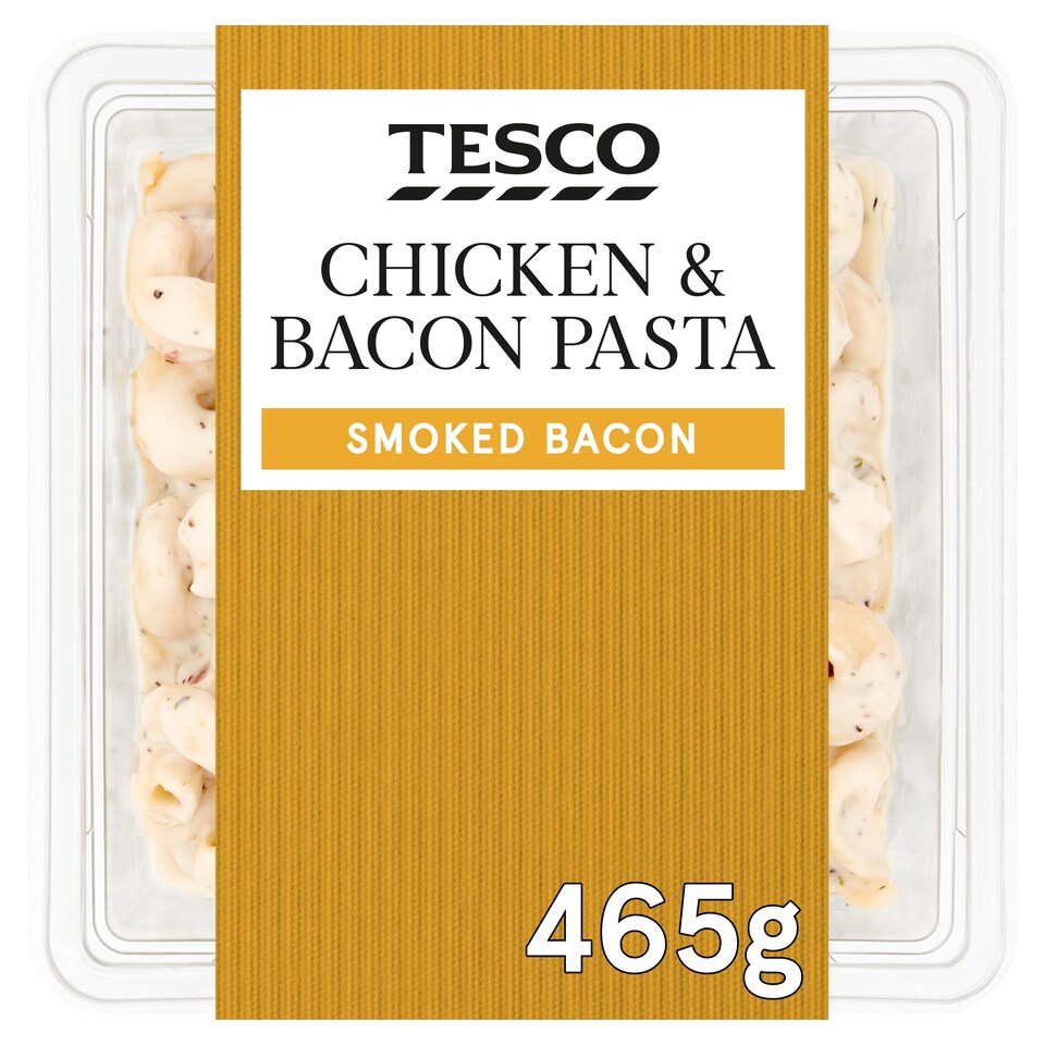 Tesco Chicken & Bacon Pasta Salad 465G