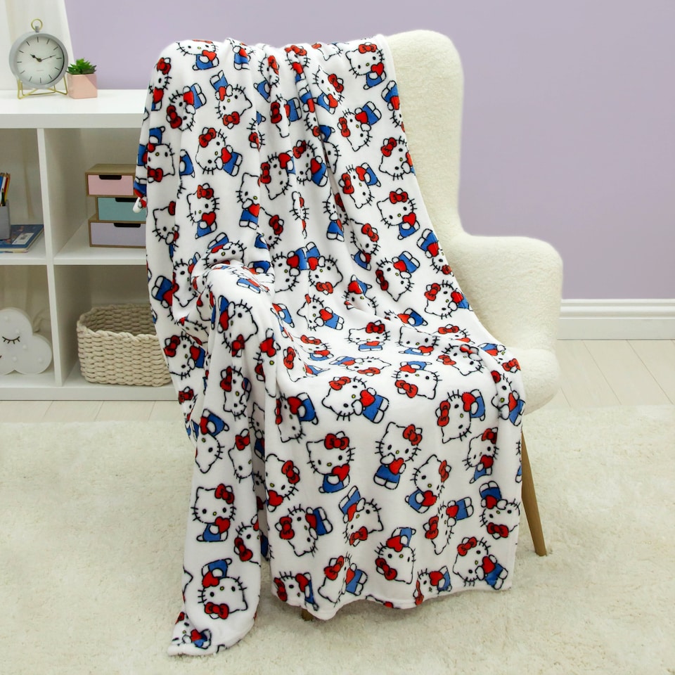 image 1 of Hello Kitty Fleece Blanket