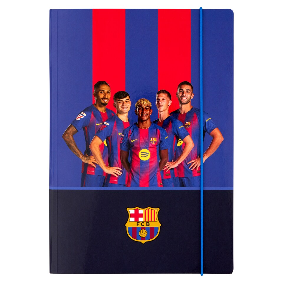 FCB Cardboard Rubber Folder A5