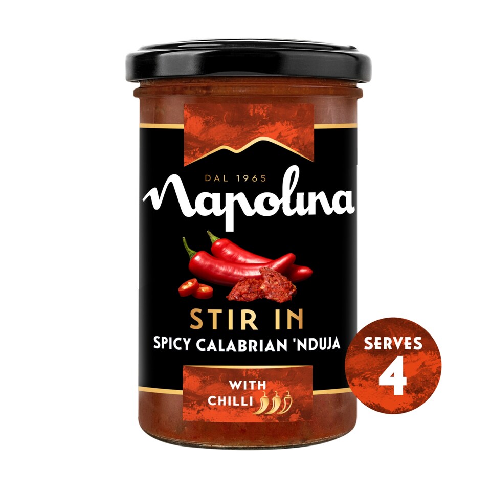 image 1 of Napolina Spicy Calabrian 'Nduja Stir In Sauce with Chilli 250g