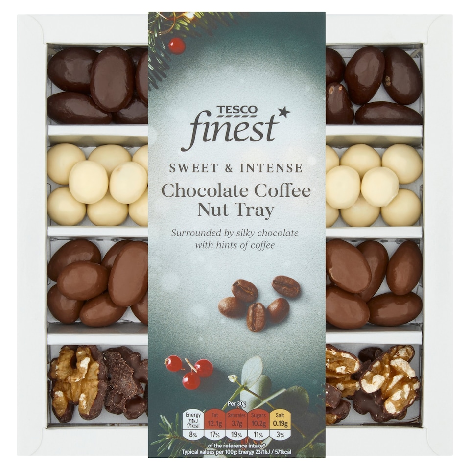 Tesco Finest Chocolate Coffee Nut Tray 265G