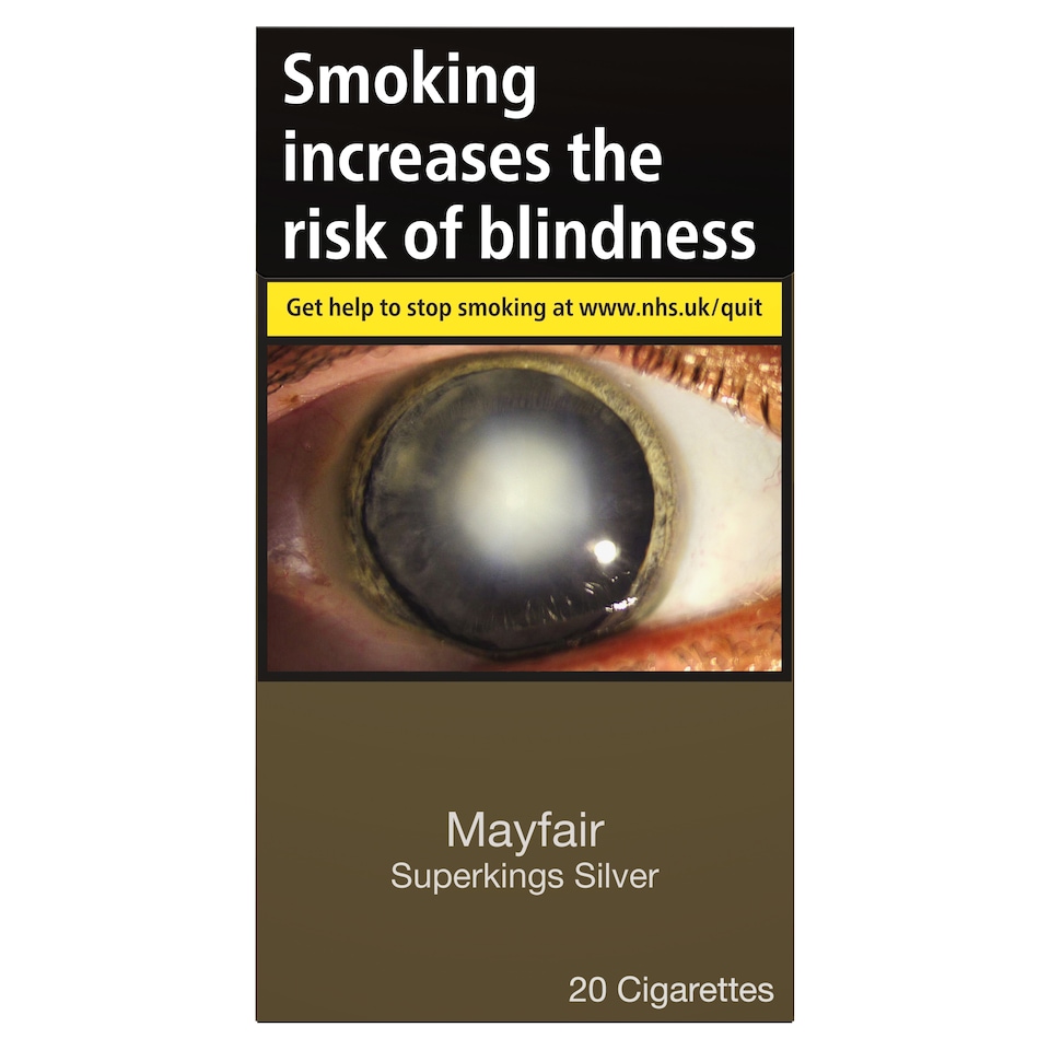 Mayfair Superkings Silver Cigarettes 20 Pack