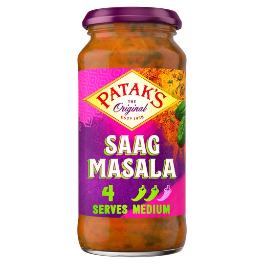 Patak's Saag Masala Cooking Sauce 450G Tesco Groceries