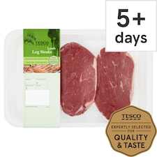 Tesco Lamb Leg Steaks 300G