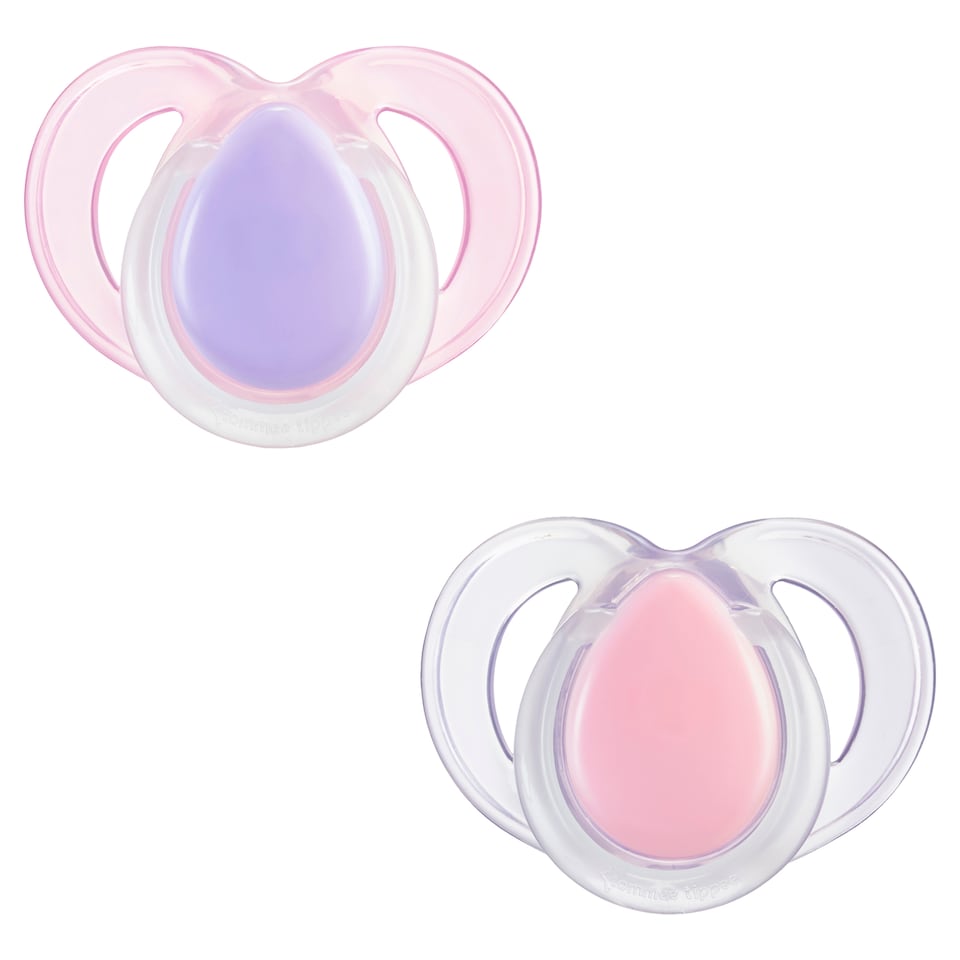 image 1 of Tommee Tippee Night Time Soothers, 18-36m, Pack of 2