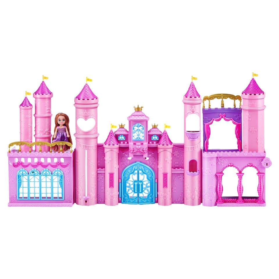 obrázok 1 z Zuru Sparkle Girlz Dolls Playset-Dolls & Castle-4.7" Cupcake Little World - kráľovský hrad