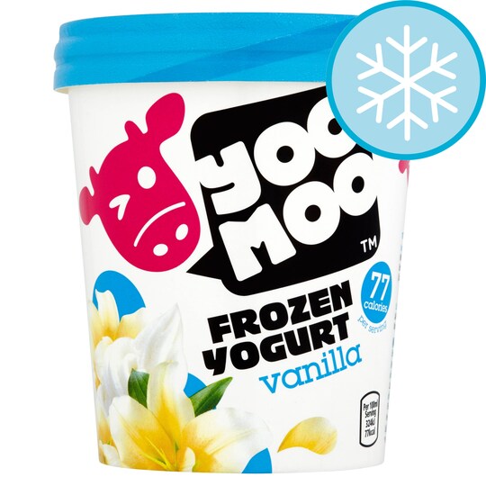 Yoomoo Vanilla Frozen Yoghurt 500Ml Tesco Groceries
