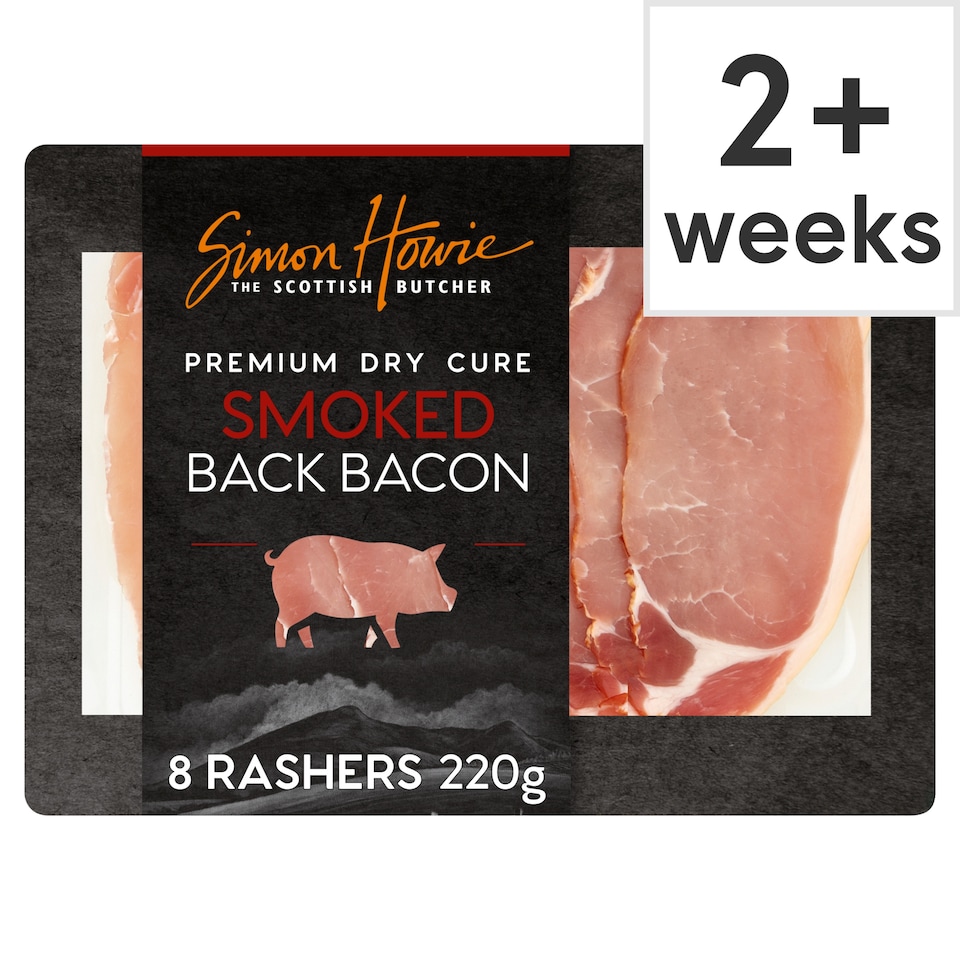 Simon Howie Drycure Smoked Back Bacon 220G(L)